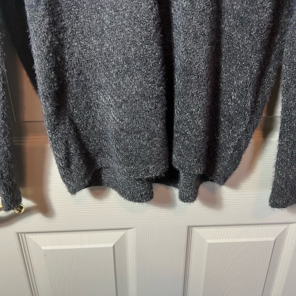 Papermoon Light Sweater Dark Grey Long Sleeve. No Tag SZ Med - Picture 3 of 11